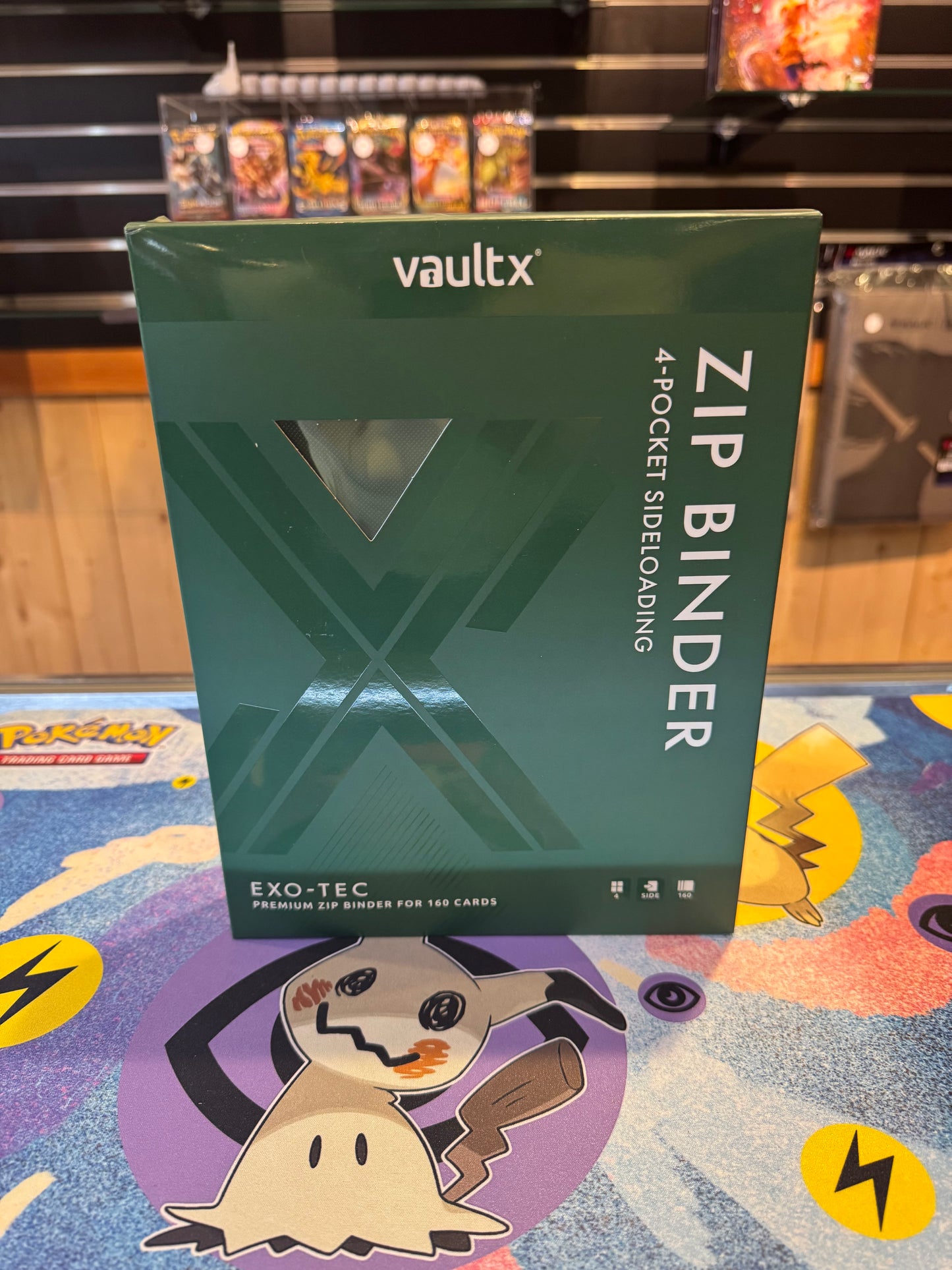 Vault-X 4 Pocket Green Binder (160 Cards)
