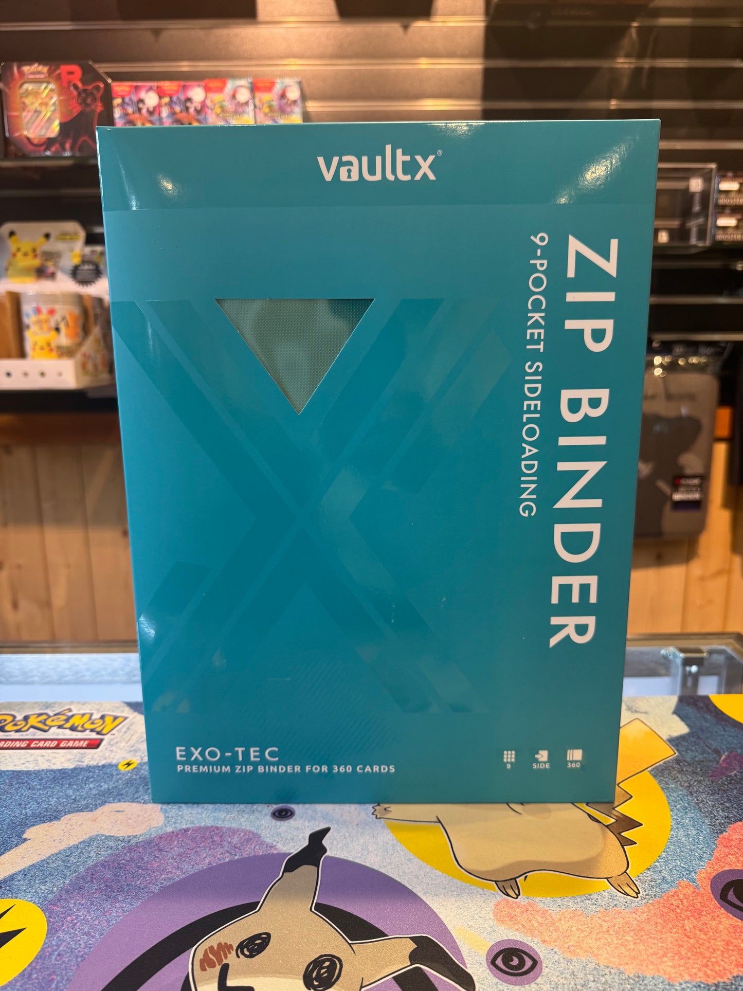 Vault-X 9 Pocket Binder (Aqua)