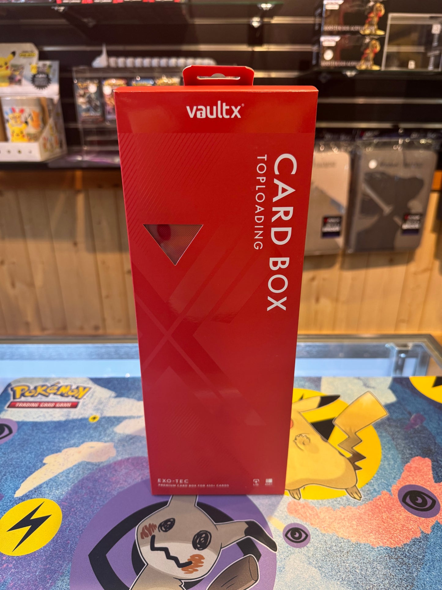 Vault-X Exo Tec Card Box (Red)