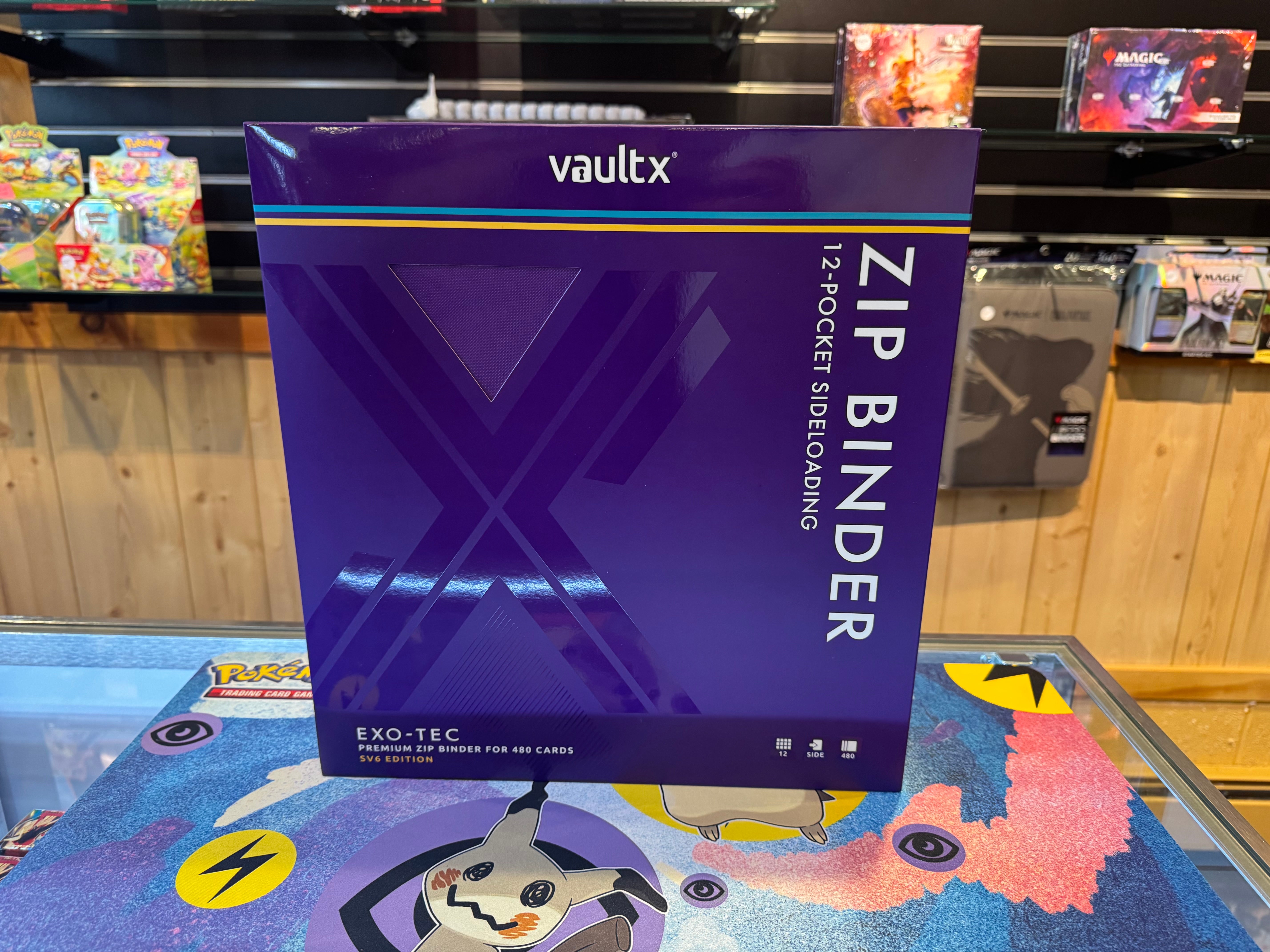 Vault-X 12 Pocket SV6 Edition Binder (480 Cards) Two Dudes Card Shop Vault-X 12 Pocket SV6 Edition Binder (480 Cards) Two Dudes Card Shop