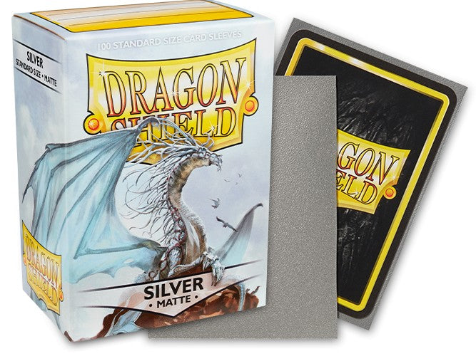 Dragon Shield Sleeves - Standard Matte - Silver