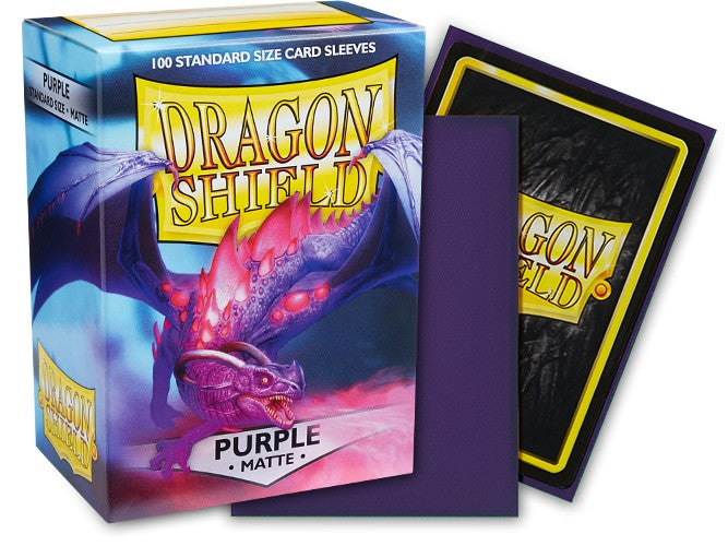 Dragon Shield Sleeves - Standard Matte - Purple