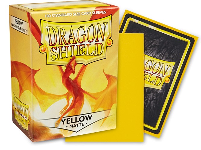 Dragon Shield Sleeves - Standard Matte - Yellow