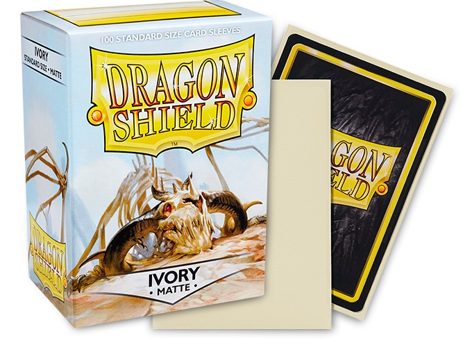 Dragon Shield Sleeves - Standard Matte - Ivory