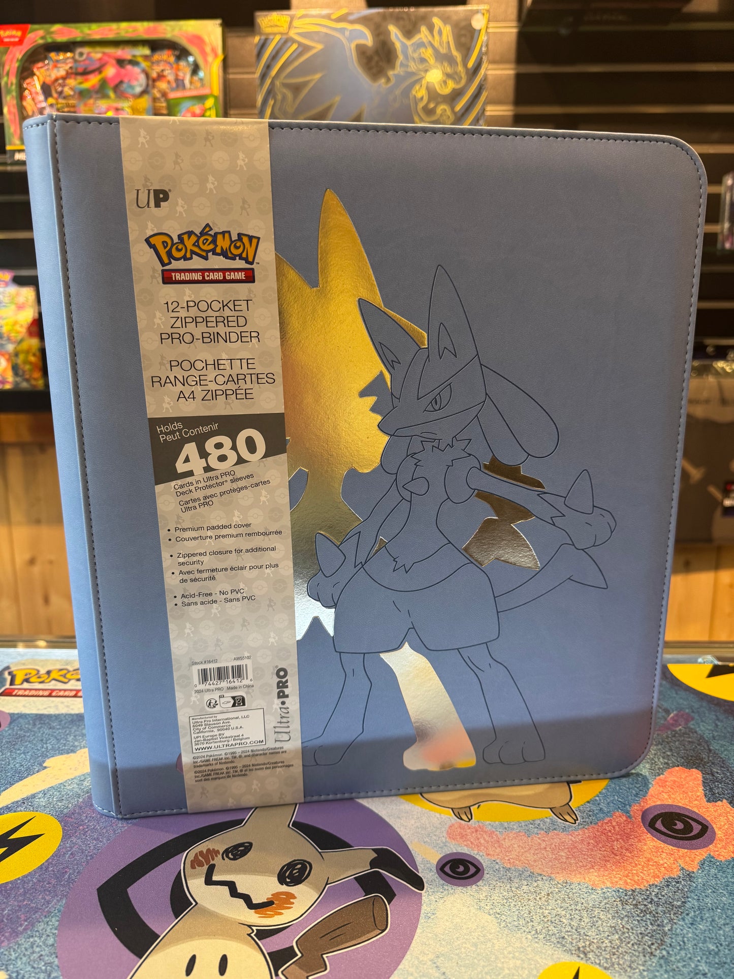 Ultra Pro - Elite Lucario 12-Pocket Zippered PRO-BINDER®