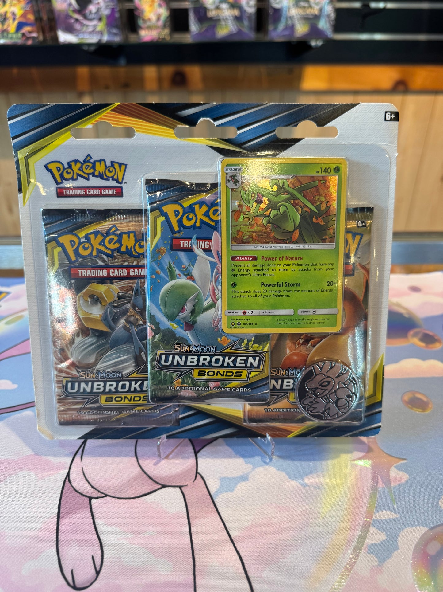 Pokemon TCG - Unbroken Bonds 3 Pack Blister (Sceptile)