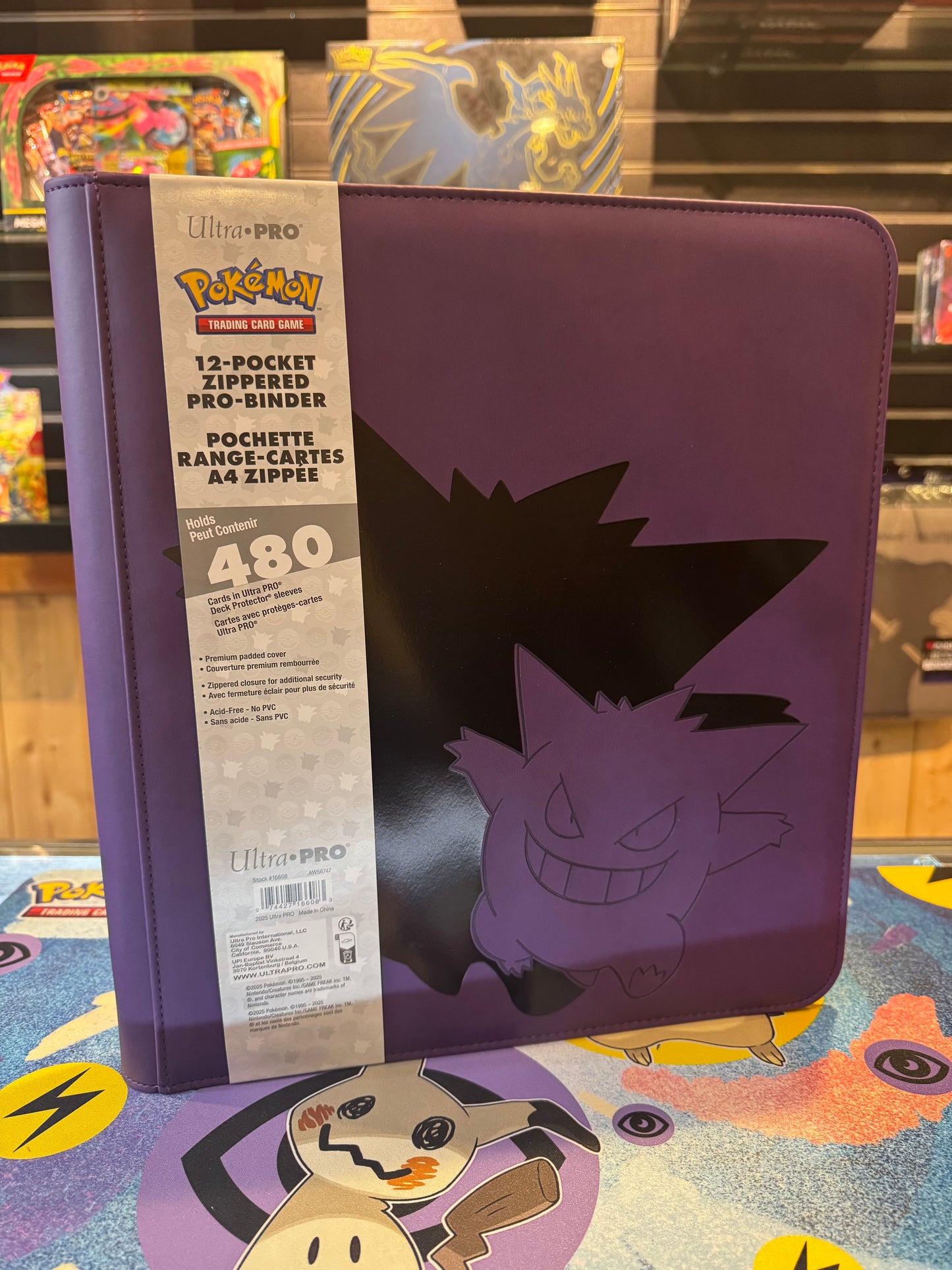 Ultra Pro - Elite Gengar 12-Pocket Zippered PRO-BINDER®