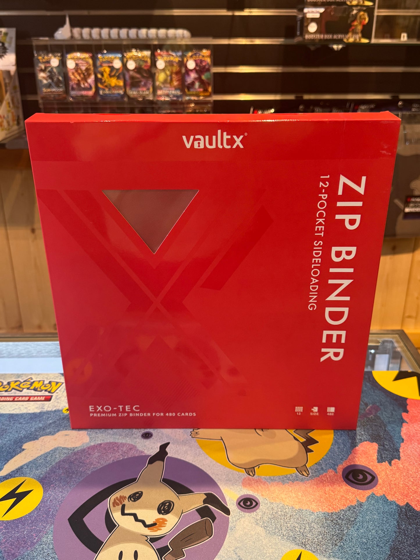 Vault-X 12 Pocket Binder (Red)