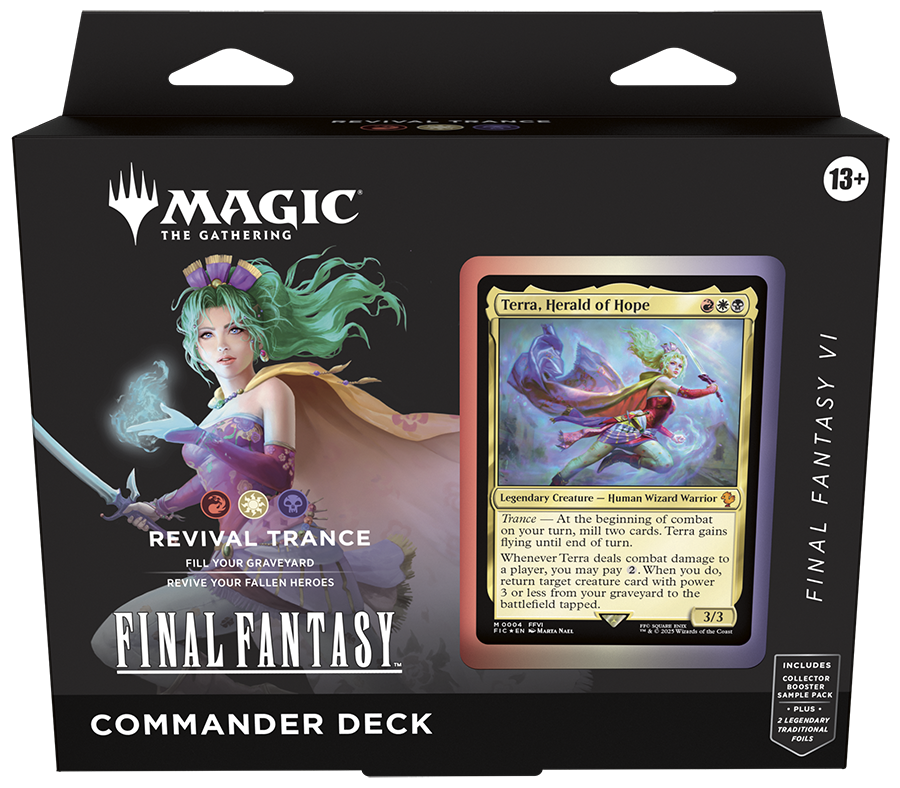 Magic The Gathering - Final Fantasy Revival Trance Commander Deck