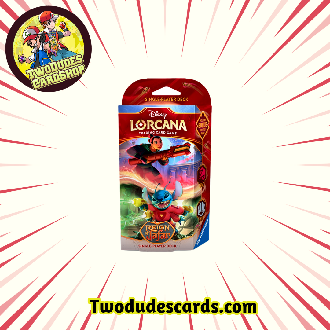 Disney Lorcana - Reign Of Jafar Starter Deck (Ruby & Steel)