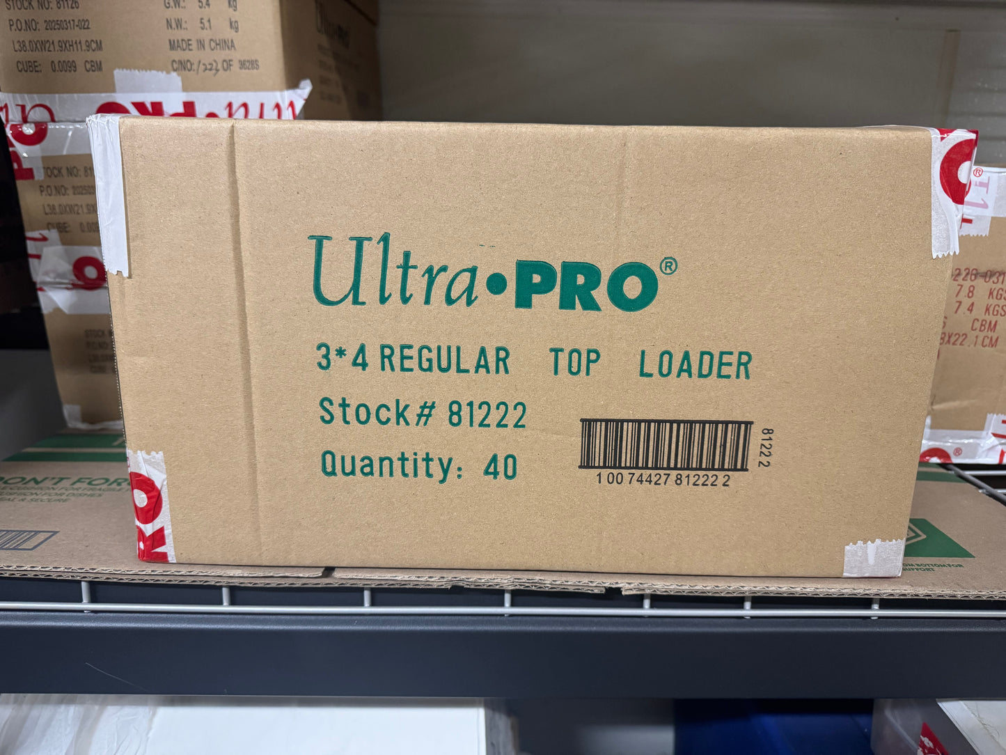 Ultra Pro 3 x 4 Regular Top Loader Case