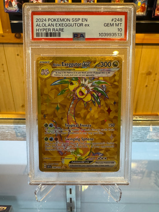 Pokémon TCG - Surging Sparks Alolan Exeggutor Ex PSA 10