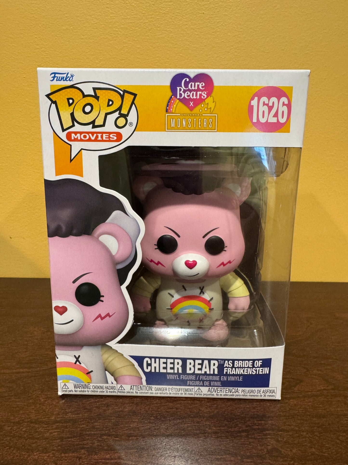 Funko Pop - Care Bears x Monsters - Cheer Bear As Bride Of Frankenstein #1626