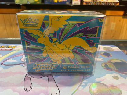 Pokemon TCG - Ascended Heroes Pokemon Center Elite Trainer Box w/ Protective Cover