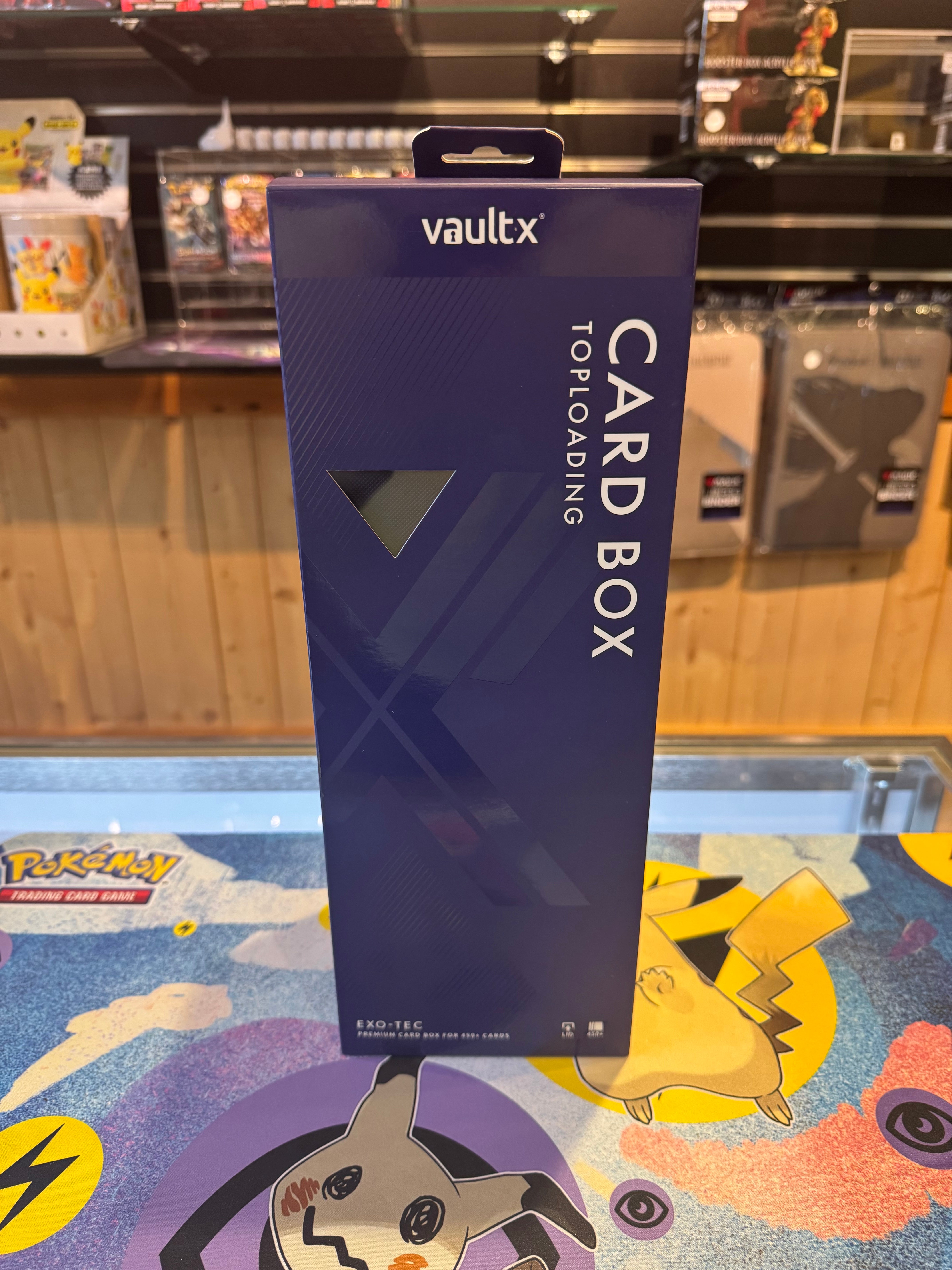 Vault-X Exo-Tec Card Box (Blue) – Two Dudes Card Shop