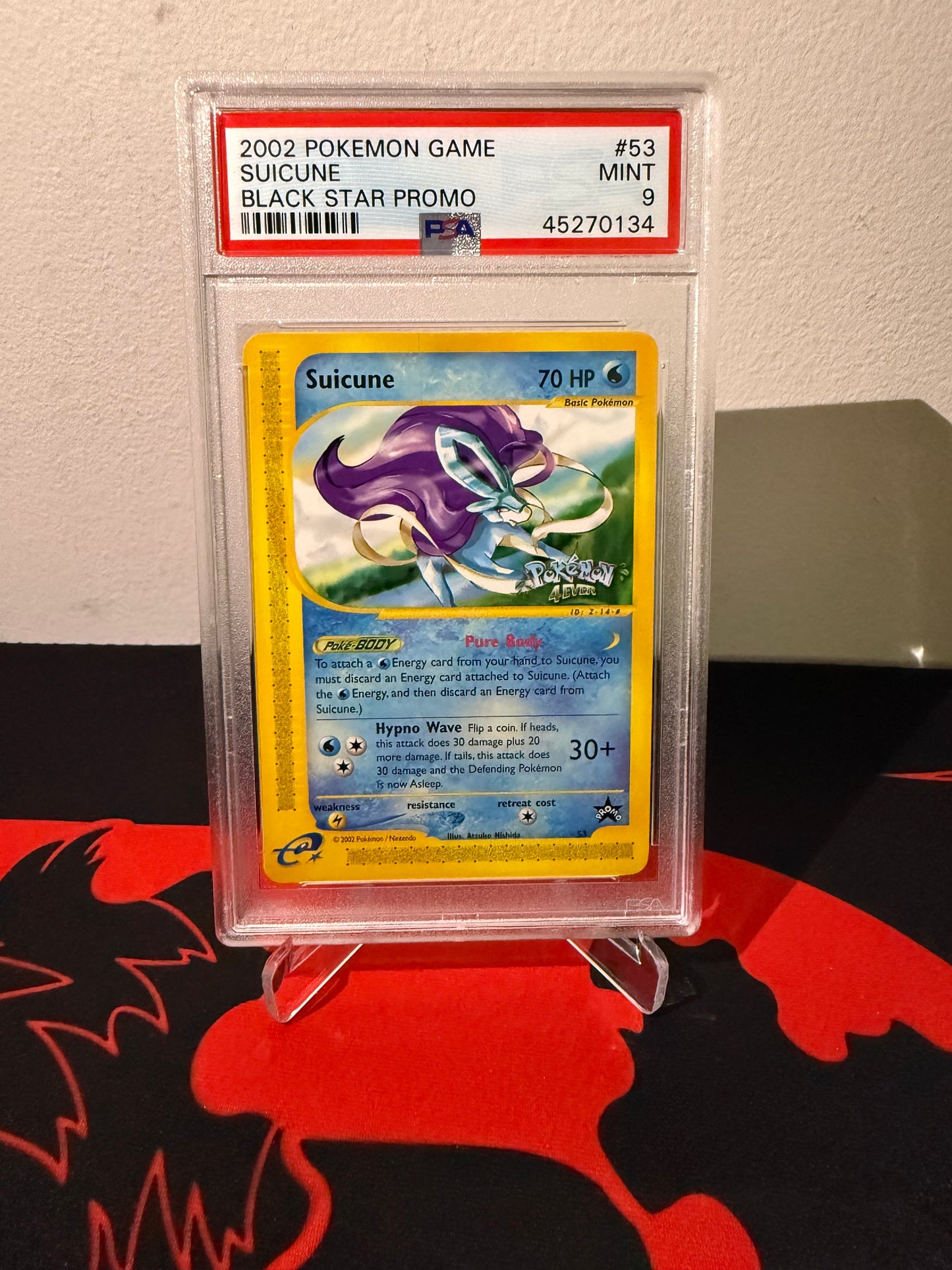 Pokemon TCG - Pokemon 4Ever Suicune Promo - PSA 9