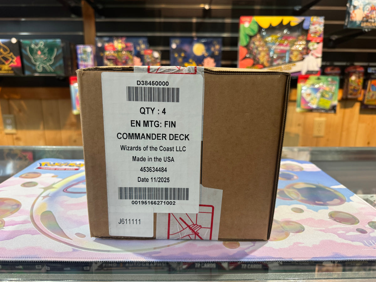 Magic The Gathering - Final Fantasy Commander Deck - Set Of 4 Sealed Case