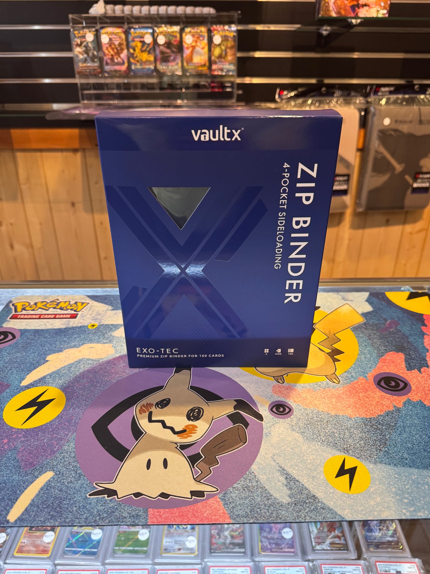 Vault-X 4 Pocket Blue Binder (160 Cards)