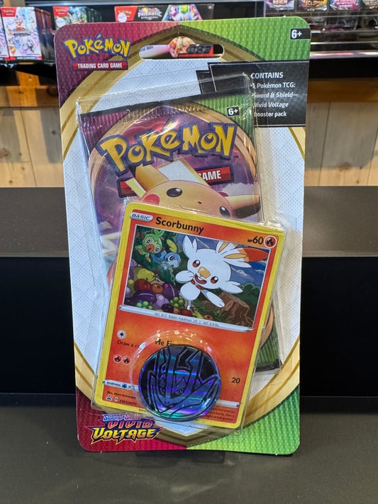 Pokémon TCG - Vivid Voltage Checklane Blister (Scorbunny)