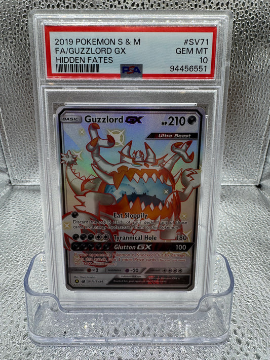 Pokémon TCG - Hidden Fates - Guzzlord GX - PSA 10