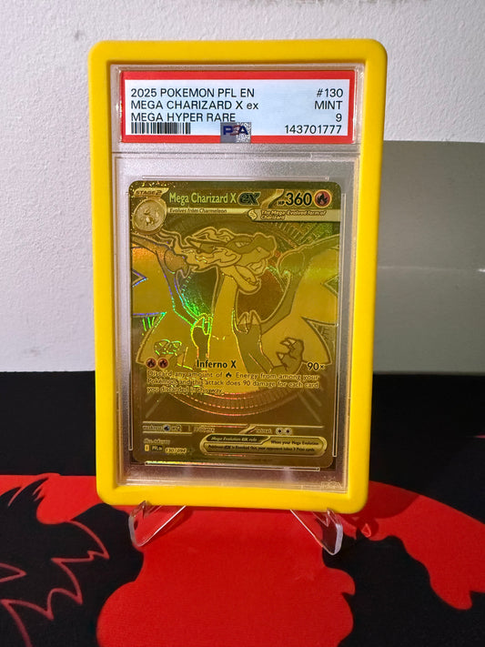 Pokemon TCG - Mega Charizard X EX - Mega Hyper Rare PSA 9