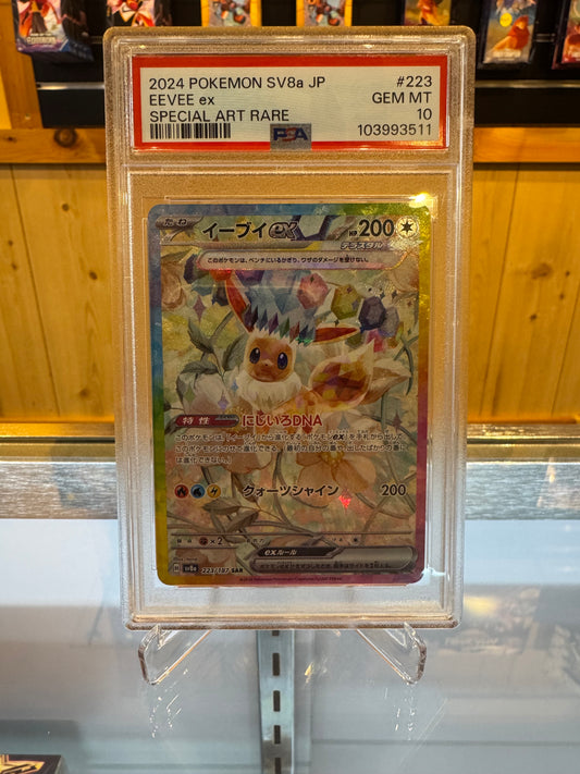 Pokémon TCG - Terastal Festival Eevee #223 PSA 10