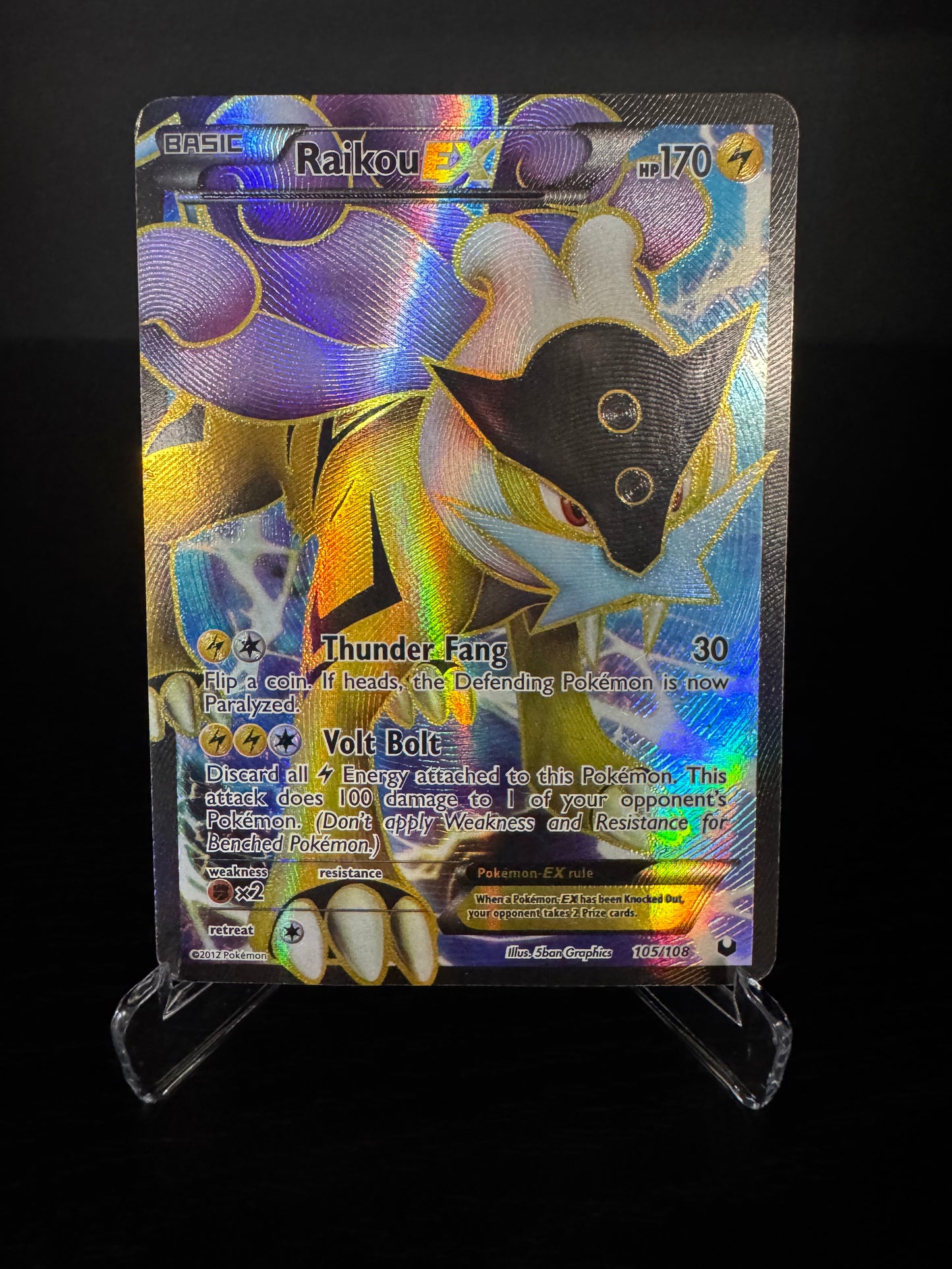 Pokemon TCG - Raikou Ex #105