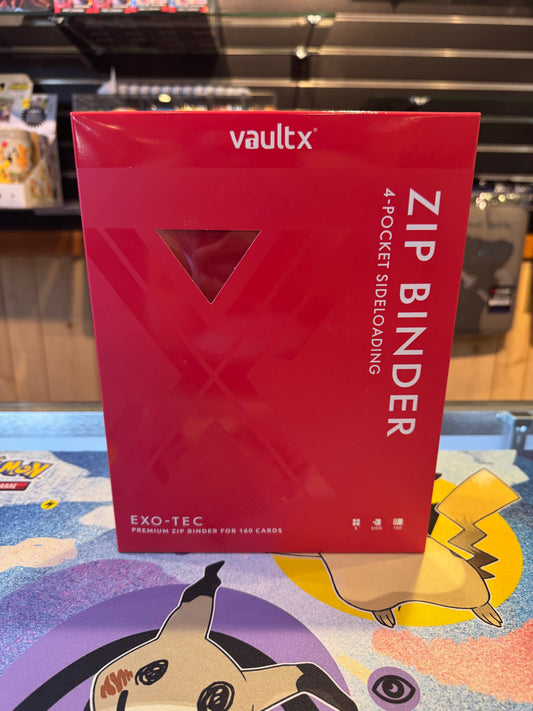 Vault-X 4 Pocket Binder (Red)