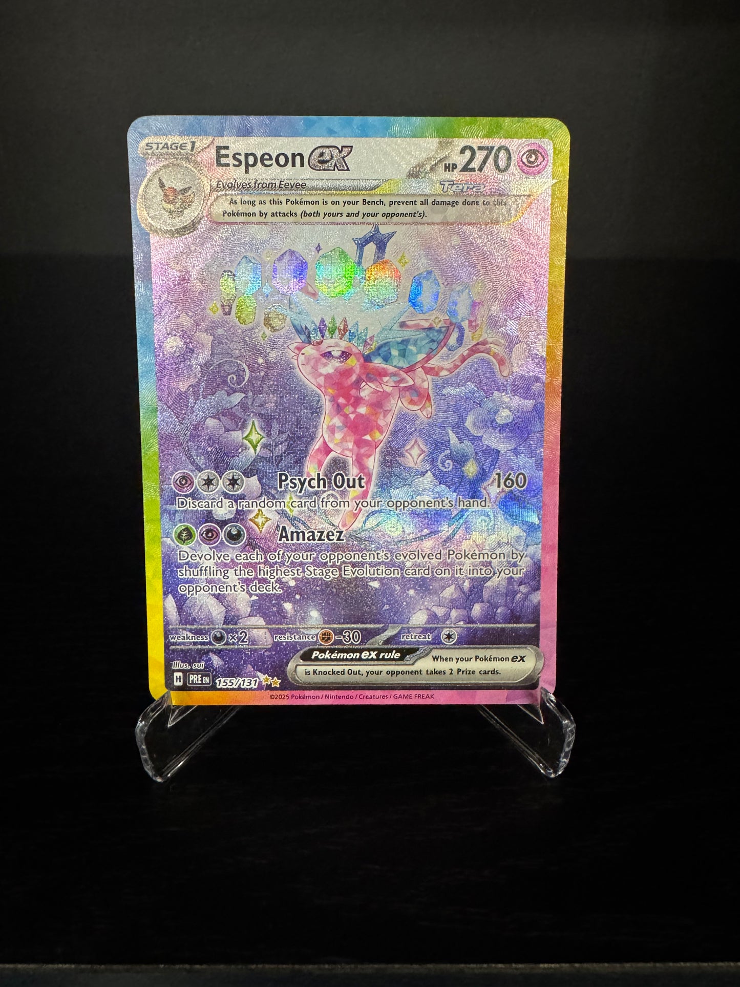 Pokémon TCG - Espeon Ex #155