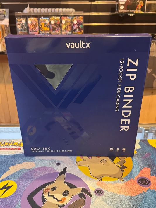 Vault-X 12 Pocket Binder (Blue)