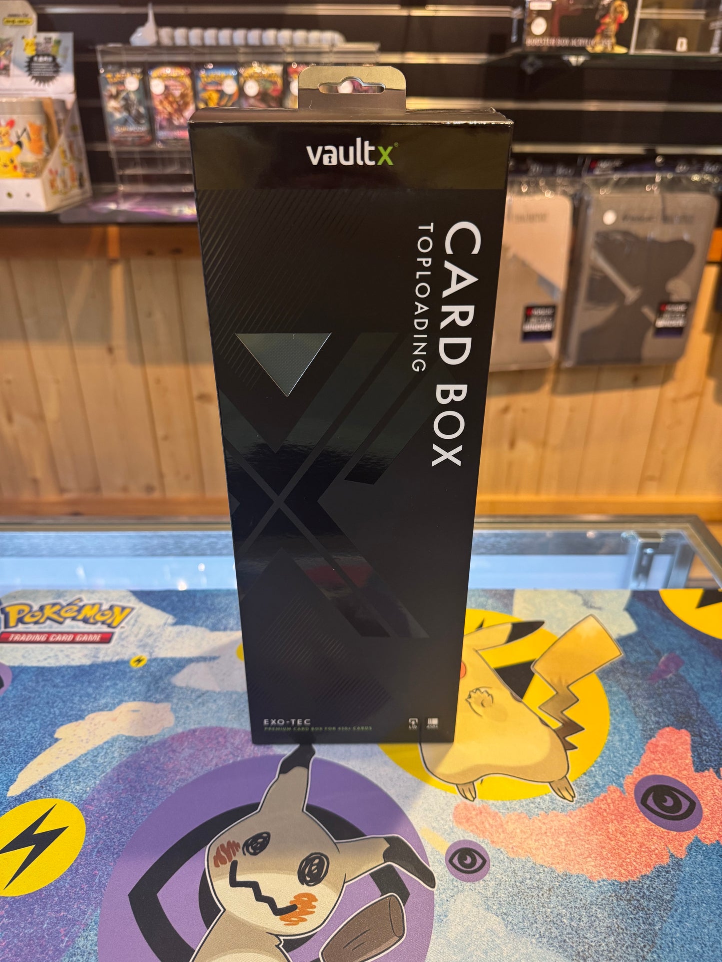 Vault-X Exo Tec Card Box (Black)