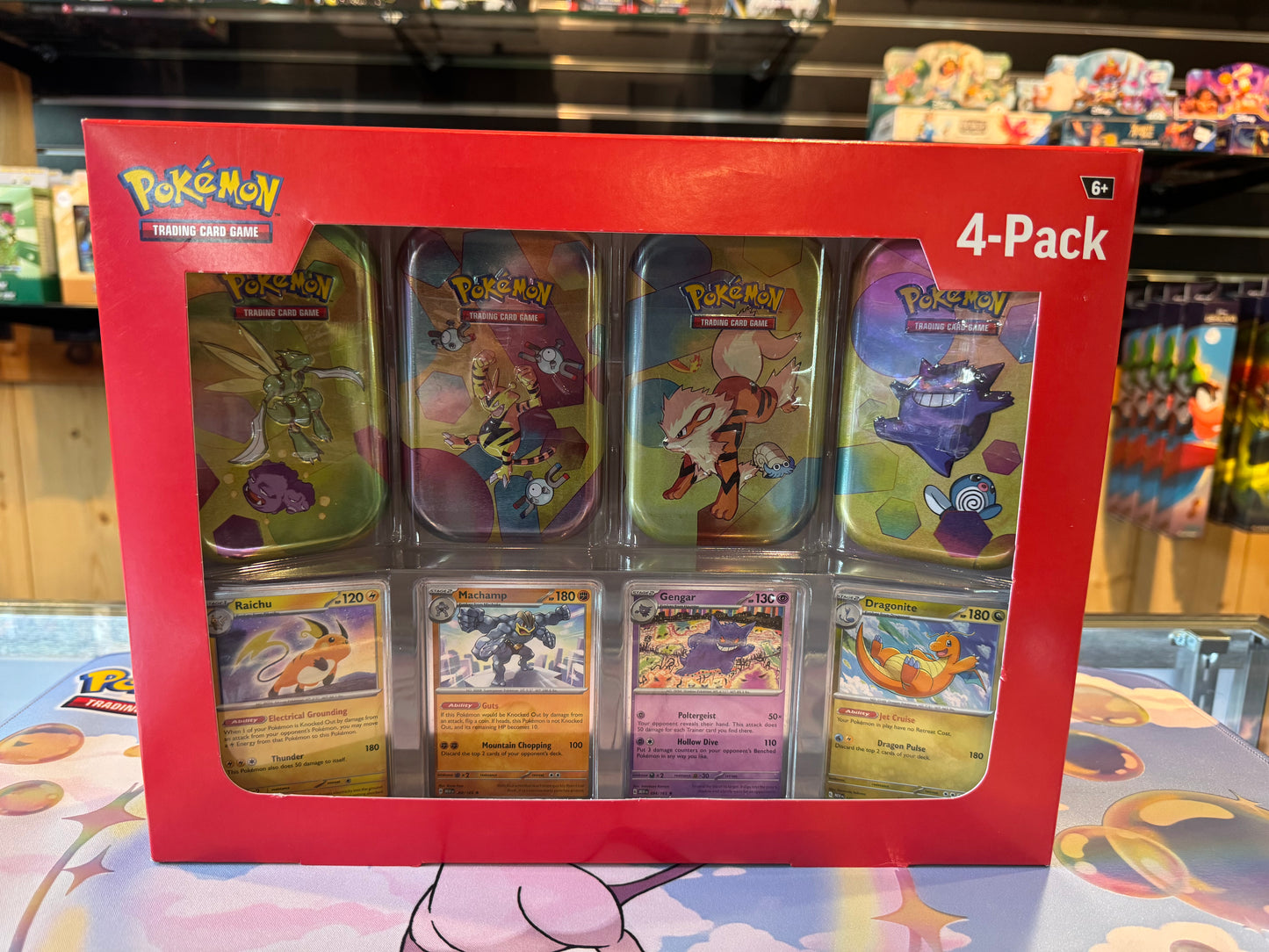Pokemon TCG - 151 Mini Tin 4 Pack Set (Costco)