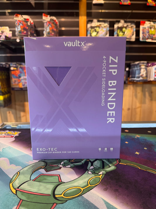 Vault-X 4 Pocket Binder - "Just Purple"