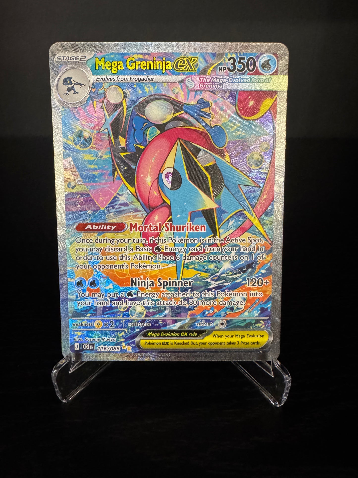 Pokemon TCG - Mega Greninja Ex #116