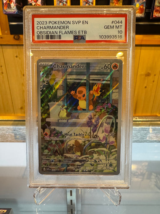 Pokémon TCG - Obsidian Flame Charmander ETB Promo PSA 10