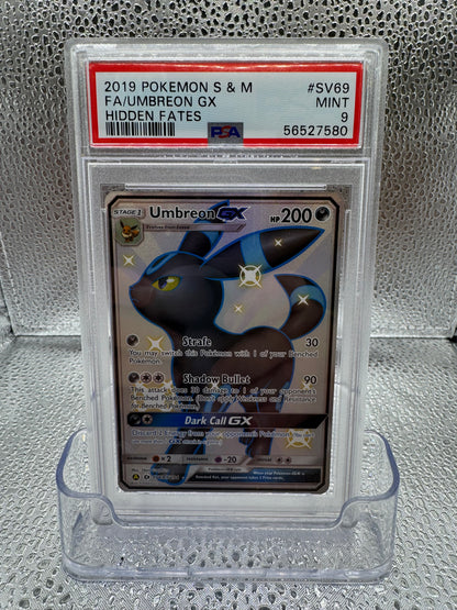 Pokemon TCG - Hidden Fates - Umbreon GX - PSA 9