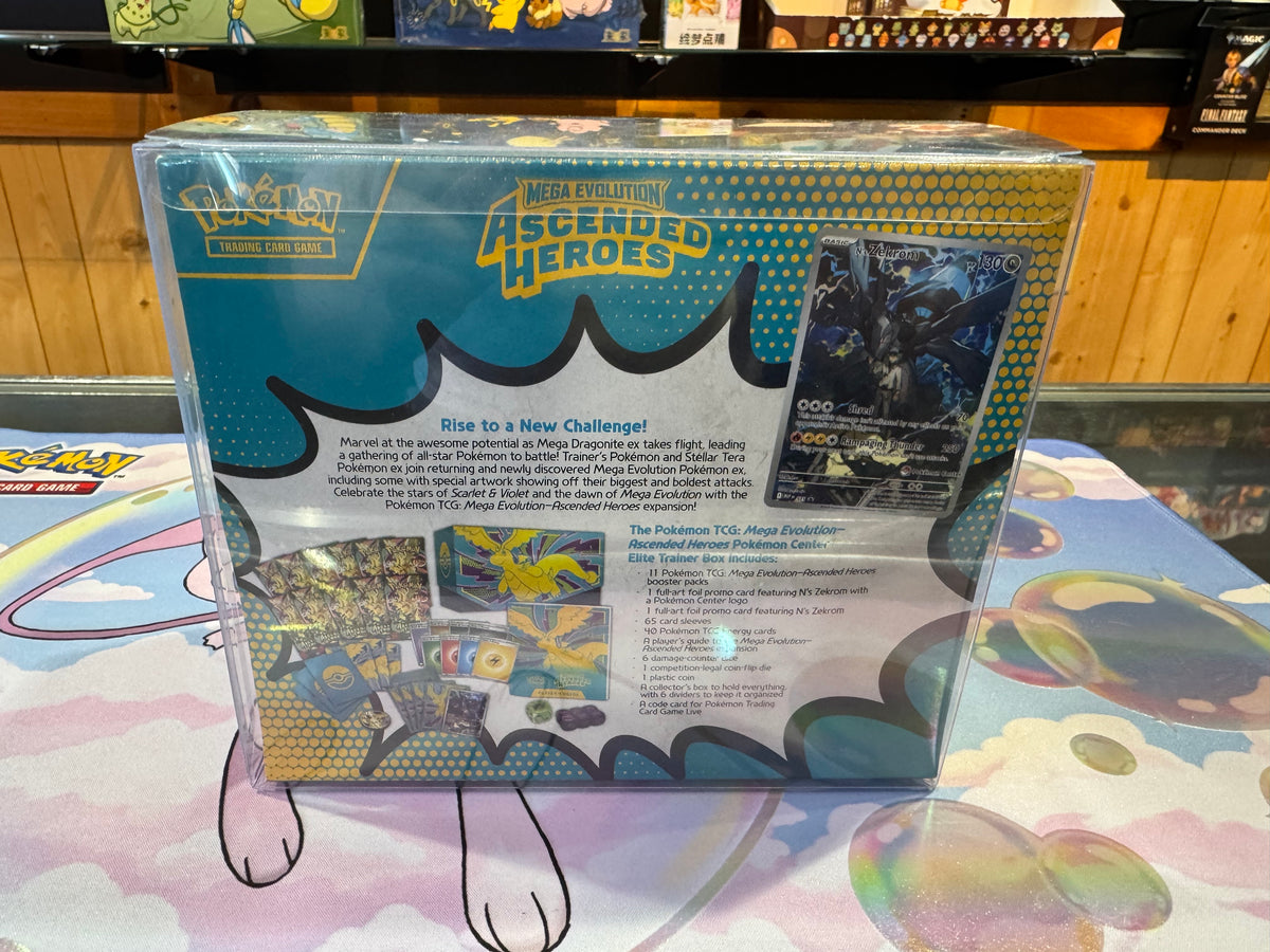 Pokemon TCG - Ascended Heroes Pokemon Center Elite Trainer Box w/ Protective Cover