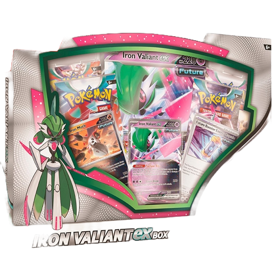 Pokemon TCG - Paradox Rift Iron Valiant Collection Box