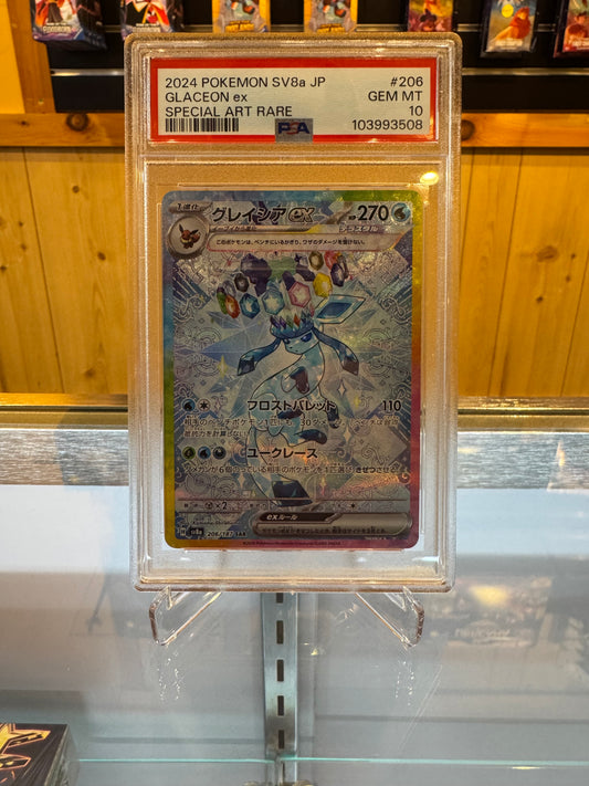 Pokémon TCG - Terastal Festival Glaceon Ex PSA 10