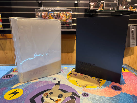 Vault-X White Edition 4 Pocket Binder