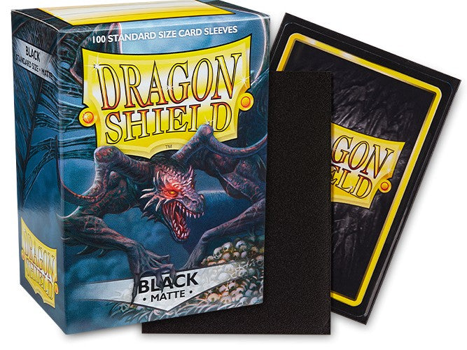 Dragon Shield Sleeves - Standard Matte - Black