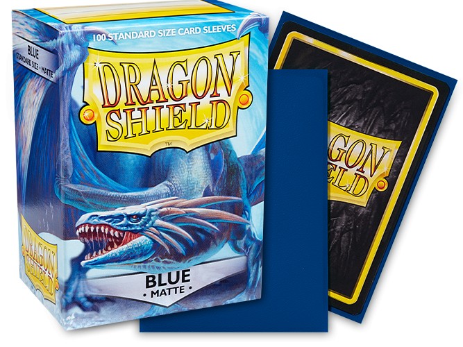 Dragon Shield Sleeves - Standard Matte - Blue