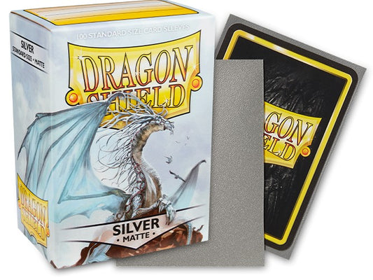 Dragon Shield Sleeves - Standard Matte - Silver