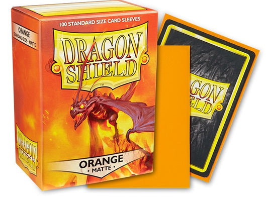 Dragon Shield Sleeves - Standard Matte - Orange