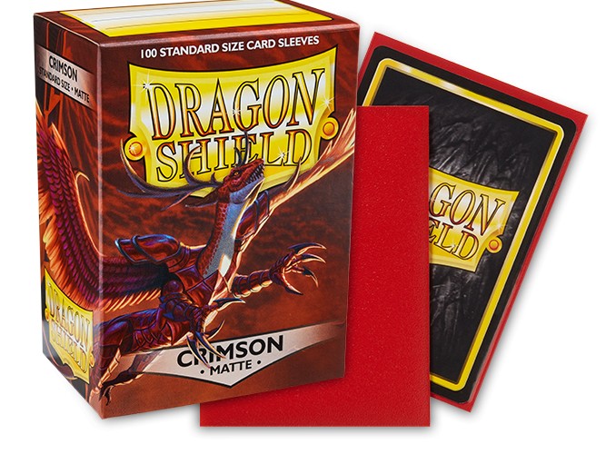 Dragon Shield Sleeves - Standard Matte - Crimson