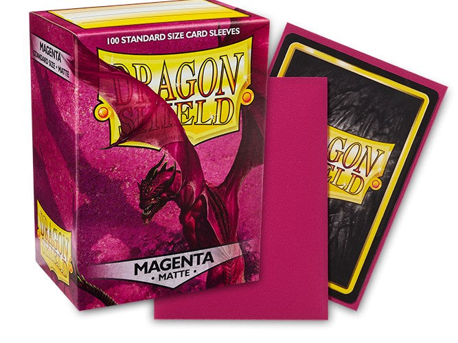 Dragon Shield Sleeves - Standard Matte - Magenta
