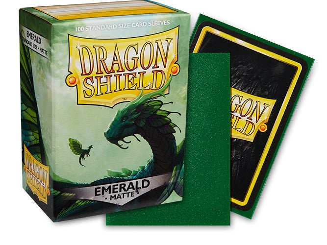 Dragon Shield Sleeves - Standard Matte - Emerald
