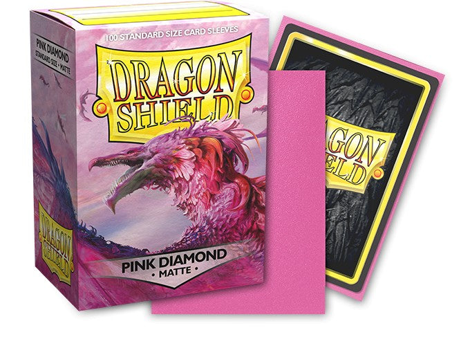 Dragon Shield Sleeves - Standard Matte - Pink Diamond