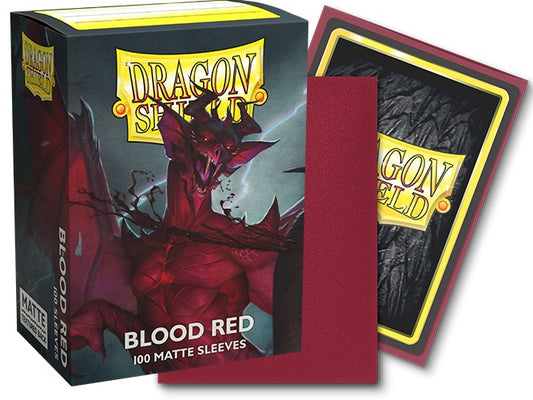 Dragon Shield Sleeves - Standard Matte - Blood Red