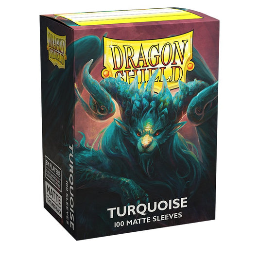 Dragon Shield Sleeves - Standard Matte - Turquoise